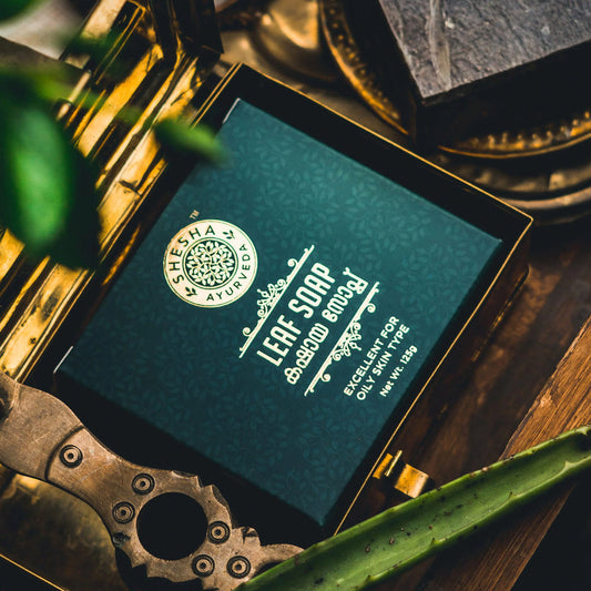 Blattseife – Sanfte ayurvedische Kräuterseife