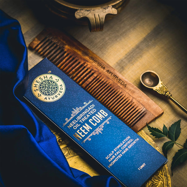 Neem-Kamm – Natürlicher ayurvedischer Haarkamm aus Holz