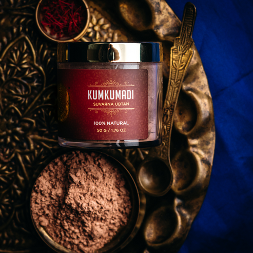 Kumkumadi Suvarna Ubtan – Strahlenverstärkender ayurvedischer Gesichts- und Körperreiniger