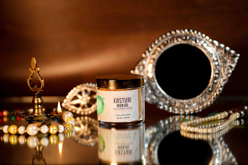 Kasturi Manjal – Musk Turmeric Powder (Clarifying Ayurvedic Skin Cleanser)